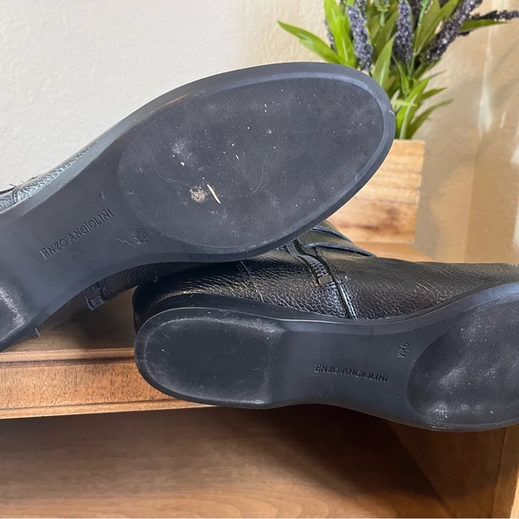 Tall Flat Black Boots - Enzo Angiolini Womens 9.5 - Picture 7 of 8